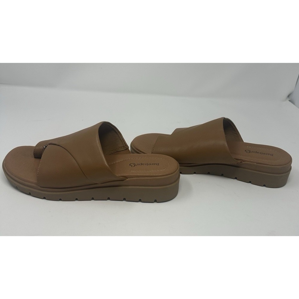 Beartraps Ravin Rumi Thong Toe Ring Sandals Women's Size 8M Tan Faux Leather EUC - Picture 3 of 5